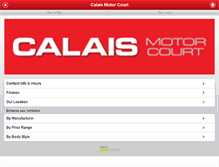 Tablet Screenshot of calaismotorcourt.co.nz
